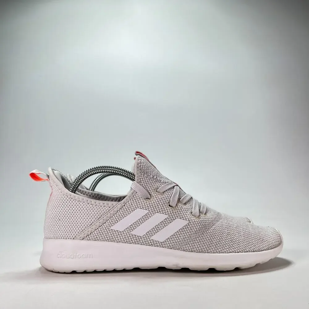 adidas Cloudfoam Pure Dash Grey Coral Low Top Running Shoes FX0377 Womens Sz 9.5
